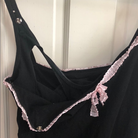 Ladies Larrivo Black / Pink - Maternity - Nursing Gown - HOST PICK - Picture 5 of 9